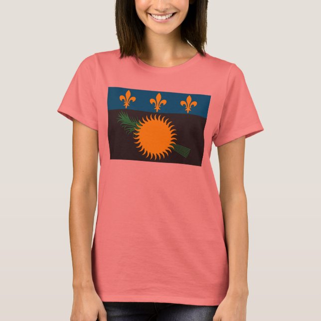 Guadeloupe Flag T-shirt (Front)