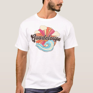 Guadeloupe French Caribbean Retro T-Shirt
