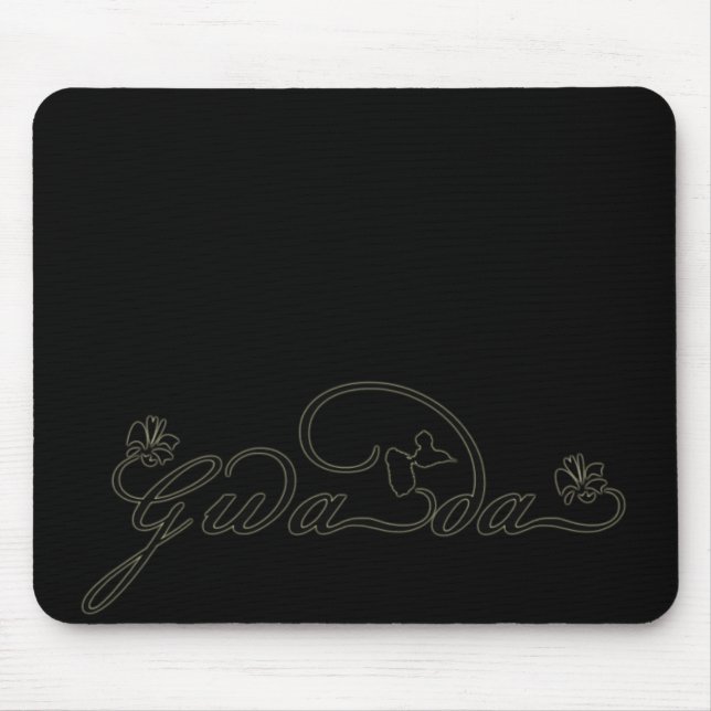 Guadeloupe: gwada 971 mouse mat (Front)