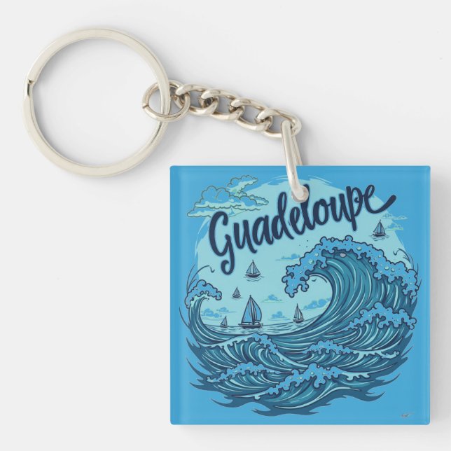 GUADELOUPE KEY RING (Front)
