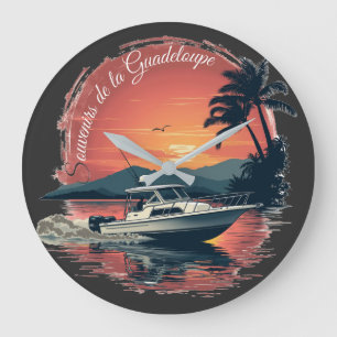 Guadeloupe Large Clock
