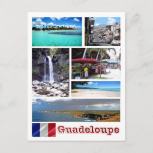 Guadeloupe - Mosaic - Postcard