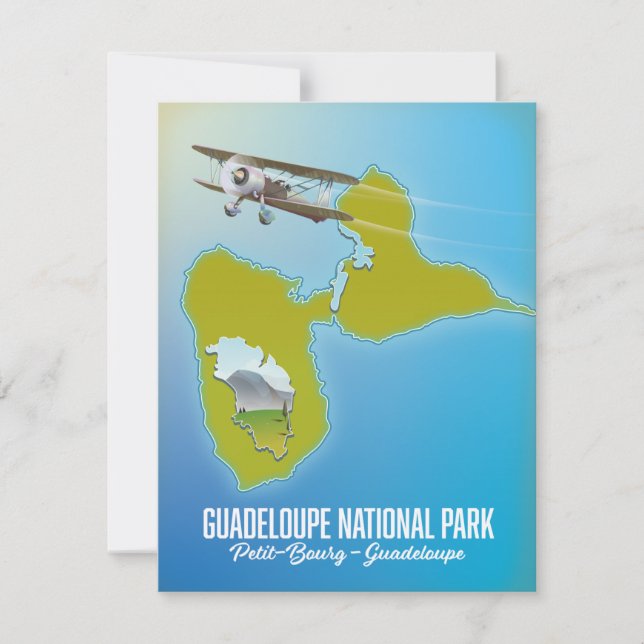 Guadeloupe National Park map (Front)