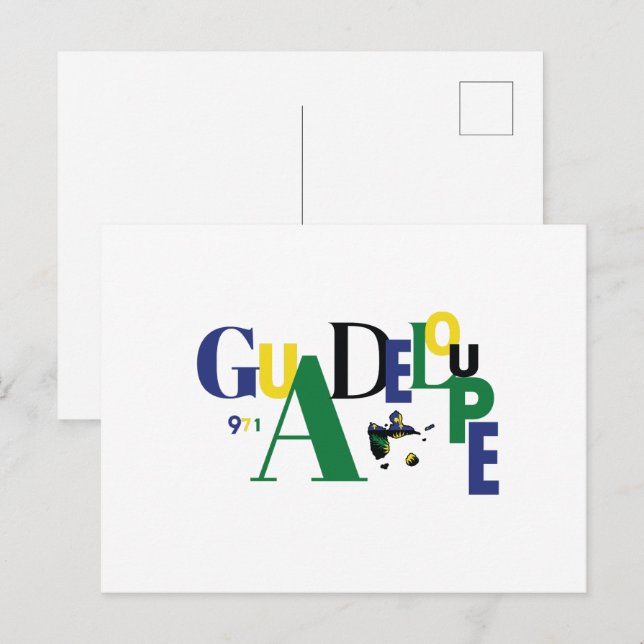GUADELOUPE POSTCARD (Front/Back)