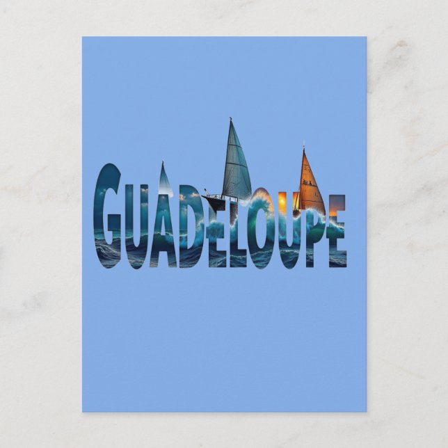 GUADELOUPE POSTCARD (Front)