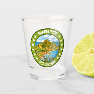 Guadeloupe shot glass