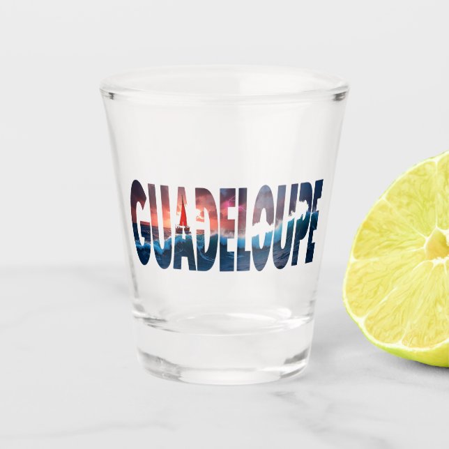 GUADELOUPE SHOT GLASS (Front)