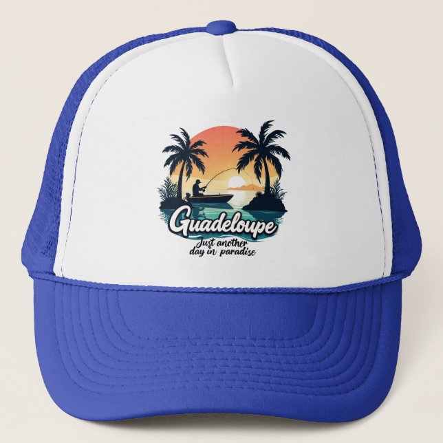 Guadeloupe Sunset Cap | Cap (Front)