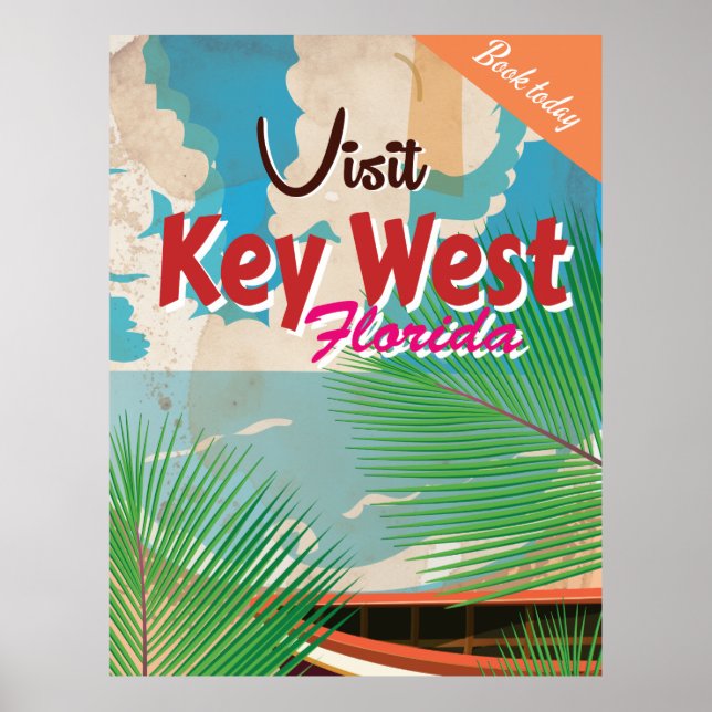 Guadeloupe Vintage Travel Poster (Front)