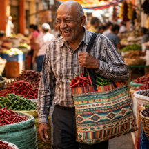 "GUAJILLO" SHOULDER TOTE - MEXICAN STYLE WEAVE
