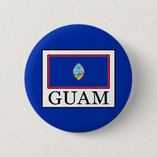 Guam 6 Cm Round Badge