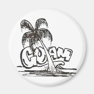guam b&w magnet