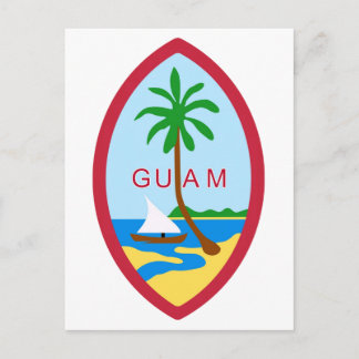 GUAM - emblem/flag/coat of arms/symbol Postcard