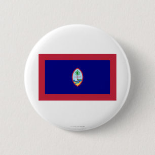Guam Flag 6 Cm Round Badge