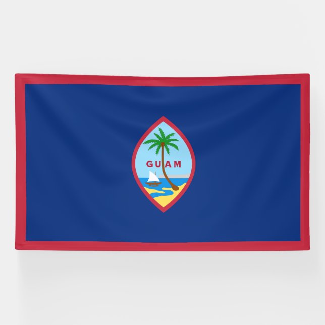 Guam Flag Banner (Horizontal)