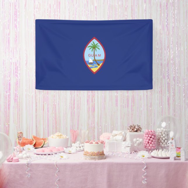 Guam flag banner (Party)