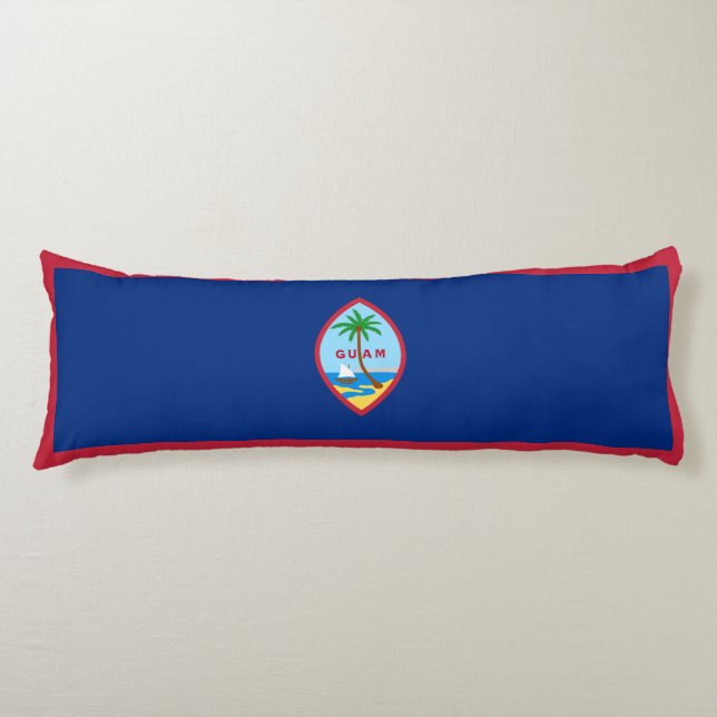 Guam Flag Body Cushion (Front)