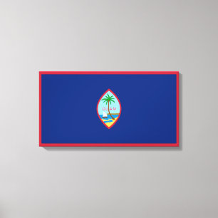 Guam Flag Canvas Print