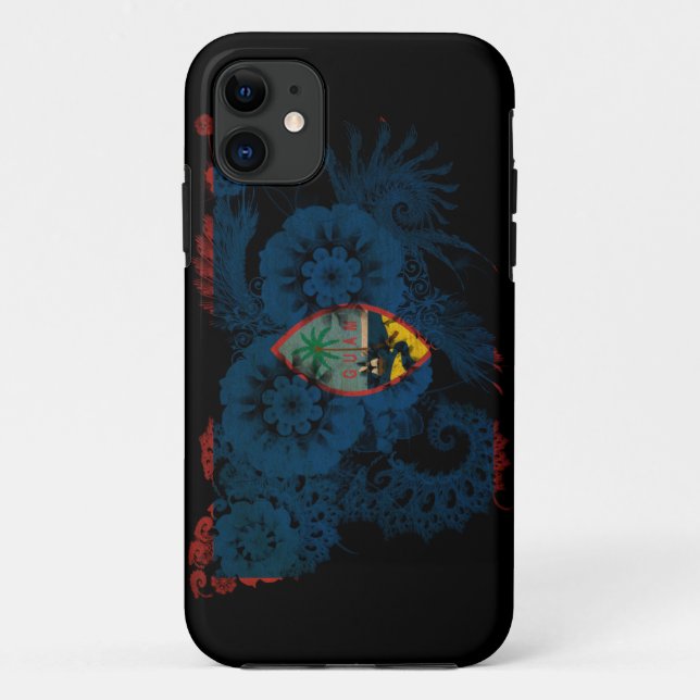 Guam Flag Case-Mate iPhone Case (Back)