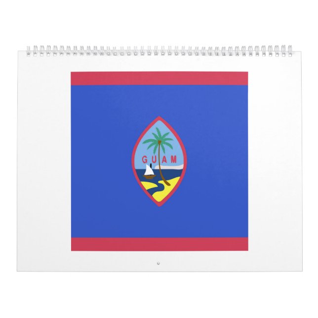 Guam Flag Emblem Calendar (Cover)
