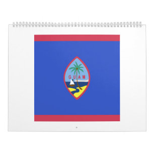 Guam Flag Emblem Calendar