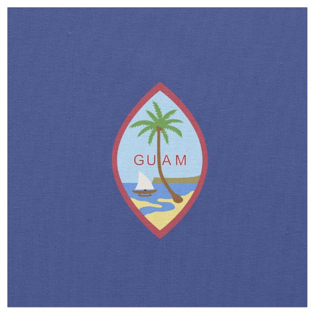 Guam flag fabric (Close Up)