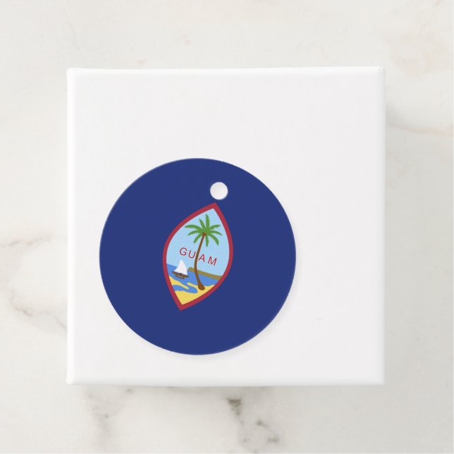 Guam flag favour tags (In Situ)