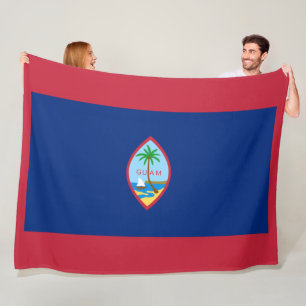 Guam Flag Fleece Blanket