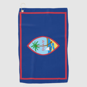 Guam flag  golf towel