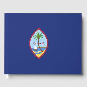 Guam flag guest book
