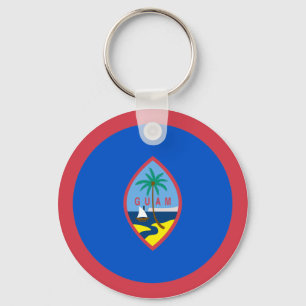 Guam Flag Key Ring