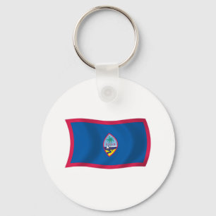 Guam Flag Keychain