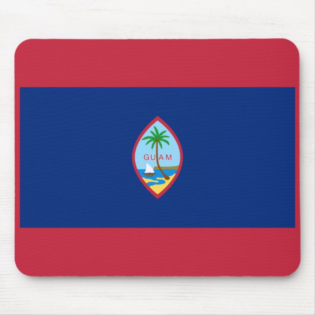 Guam Flag Mouse Mat (Front)