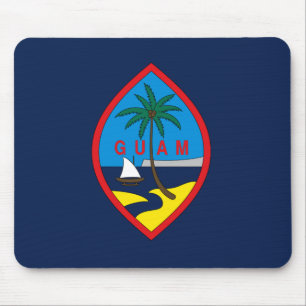 Guam Flag Mouse Mat