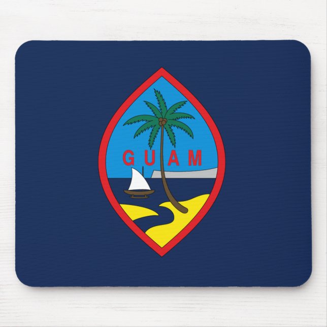 Guam Flag Mouse Mat (Front)