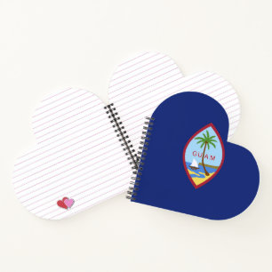 Guam flag notebook