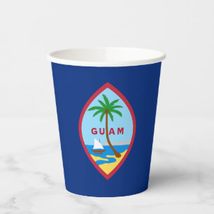 Guam Flag Paper Cups