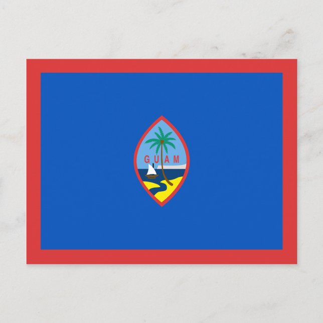 Guam Flag Postcard (Front)