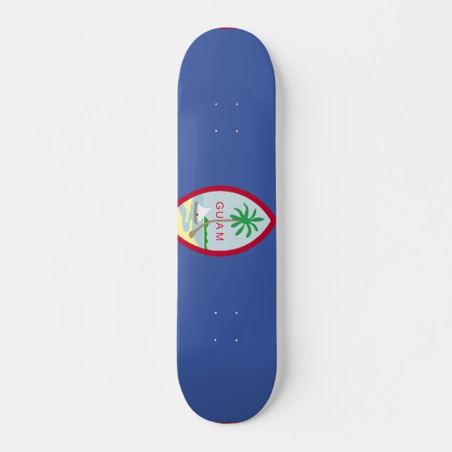 Guam Flag Skateboard (Front)