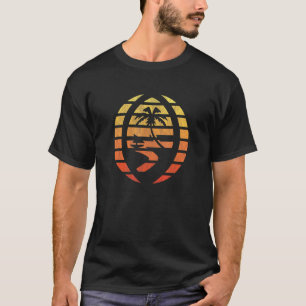 Guam Flag Sunset Design Chamorro T-Shirt