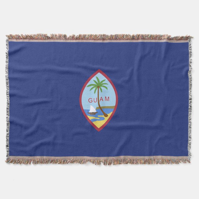 Guam flag throw blanket (Front)