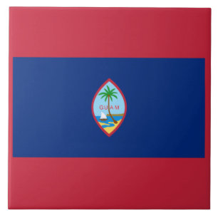 Guam Flag Tile
