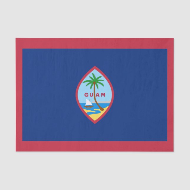 Guam Flag Tissue Paper (Front)