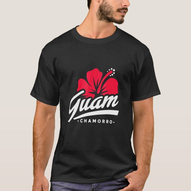 Guam Flower Pacific Islands T-Shirt (Front)