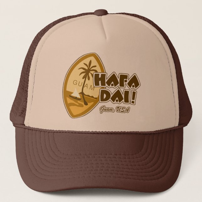 Guam Hafa Dai Trucker Hat (Front)