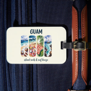 Guam – Island Roots & Reef Breeze Luggage Tag