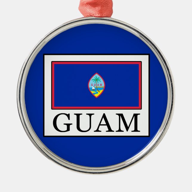 Guam Metal Tree Decoration (Front)