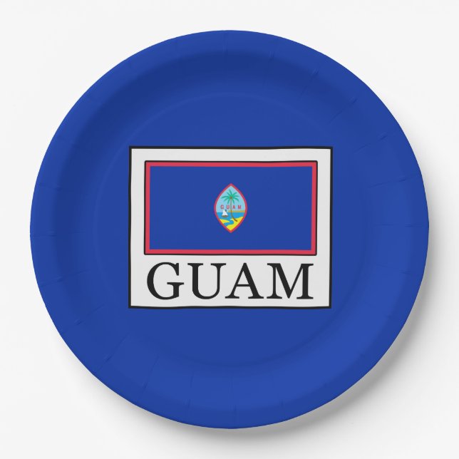 Guam Paper Plate (Front)