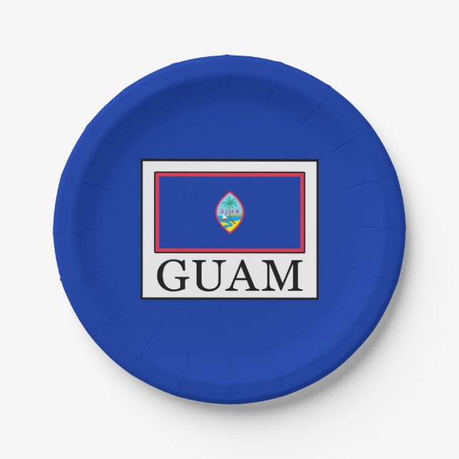 Guam Paper Plate (Front)