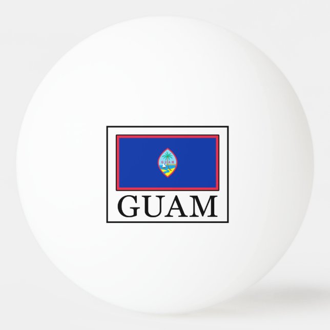 Guam Ping Pong Ball (Front)